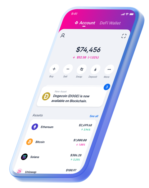 The only crypto wallet you'll ever need.